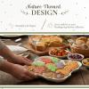 image:imageSpode Woodland Devonia Tray  250th Anniversary Collectible Pheasant Motif 14 Porcelain Serving Platter with British Flowers Border Holiday Centerpiece Oven Freezer Microwave amp Dishwasher Safe