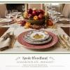 image:imageSpode 1606357 Luncheon Plate Multicolor15 H x 9 L x 9 W Pack of 2