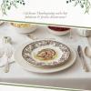 image:imageSpode 1606357 Luncheon Plate Multicolor15 H x 9 L x 9 W Pack of 2