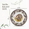 image:imageSpode 1606357 Luncheon Plate Multicolor15 H x 9 L x 9 W Pack of 2