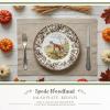 image:imageSpode 1607279 Salad Plate MulticolorRed Fox