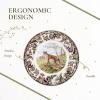 image:imageSpode 1607279 Salad Plate MulticolorRed Fox