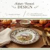 image:imageSpode 1607279 Salad Plate MulticolorRed Fox