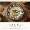 image:imageSpode 1607279 Salad Plate MulticolorSalmon
