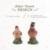 image:imageSpode 35 PheasantShaped Salt and Pepper Shakers  Dolomite Ceramic Farmhouse Dcor for Formal Dining Decorative Salt amp Pepper Set with Easy Refill Bottom Stoppers Ideal for Thanksgiving TablePheasant