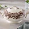 image:imageSpode Delamere Vegetable Dish with Cover  British Flowers Porcelain Server with Lid for Vegetables Stews amp Side Dishes Elegant Dining Room Serveware  122 W x 9 D Dishwasher amp Oven Safe