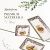 image:imageSpode Woodland 3Piece Porcelain Tray Set  Turkey Pheasant Otter Wildlife Art Great for Holiday Appetizers amp Snacks  Stackable Design with Floral Borders Dishwasher Safe Oven Safe Trays