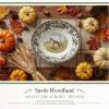 image:imageSpode Woodland Pintail Cereal Bowl  Fine Earthenware 8 Inch WildlifeInspired Dish with British Flowers Border Dishwasher Microwave Freezer amp Oven Safe  Traditional English Country ServewareRed Fox