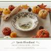 image:imageSpode Woodland Pintail Cereal Bowl  Fine Earthenware 8 Inch WildlifeInspired Dish with British Flowers Border Dishwasher Microwave Freezer amp Oven Safe  Traditional English Country ServewarePintail