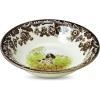 image:imageSpode Woodland Pintail Cereal Bowl  Fine Earthenware 8 Inch WildlifeInspired Dish with British Flowers Border Dishwasher Microwave Freezer amp Oven Safe  Traditional English Country ServewareEnglish Springer Spaniel