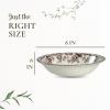 image:imageSpode Woodland Pintail Cereal Bowl  Fine Earthenware 8 Inch WildlifeInspired Dish with British Flowers Border Dishwasher Microwave Freezer amp Oven Safe  Traditional English Country ServewareMoose