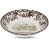 image:imageSpode Woodland Pintail Cereal Bowl  Fine Earthenware 8 Inch WildlifeInspired Dish with British Flowers Border Dishwasher Microwave Freezer amp Oven Safe  Traditional English Country ServewareSnow Goose