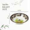 image:imageSpode Woodland Pintail Cereal Bowl  Fine Earthenware 8 Inch WildlifeInspired Dish with British Flowers Border Dishwasher Microwave Freezer amp Oven Safe  Traditional English Country ServewareEnglish Springer Spaniel