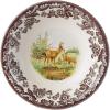 image:imageSpode Woodland Pintail Cereal Bowl  Fine Earthenware 8 Inch WildlifeInspired Dish with British Flowers Border Dishwasher Microwave Freezer amp Oven Safe  Traditional English Country ServewareMule Deer