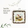 image:imageSpode Woodland Square Dishes 3  Dip Bowls  Assorted Animal Designs Porcelain Ceramic HuntingThemed Tableware  Microwave amp Dishwasher Safe  For Dips Sauces Appetizers Desserts Set of 4