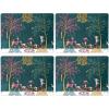 image:imagePimpernel Sara Miller Woodland Tales Placemats Set of 4  Festive Animal Scene Placemats for Holiday Dining  Decorative CorkBacked Table Mats for Seasonal Tabletop Styling HolidayThemed Decor