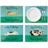 image:imagePimpernel Spode Woodland Placemats  Set of 4 HeatResistant CabinInspired Placemats  Corkbacked Board Hard Placemat Set for Dining Table  Measures 157 x 117One Size