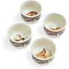 image:imageSpode Woodland 3 Ramekin  Floral Boarder Set of 4  Earthenware  Microwave and Dishwasher Safe  Made in England  Mini Serving Bowls for Snacks Dessert and Mixing Ingredients2 H x 3 L x 3 W