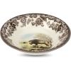 image:imageSpode Woodland Pintail Cereal Bowl  Fine Earthenware 8 Inch WildlifeInspired Dish with British Flowers Border Dishwasher Microwave Freezer amp Oven Safe  Traditional English Country ServewareBison