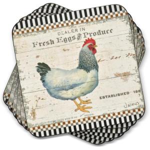 image:imagePimpernel Spode Woodland Placemats  Set of 4 HeatResistant CabinInspired Placemats  Corkbacked Board Hard Placemat Set for Dining Table  Measures 157 x 117425 x 425 Coasters Set of 6