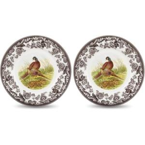image:imageSpode 1606357 Luncheon Plate Multicolor15 H x 9 L x 9 W Pack of 2
