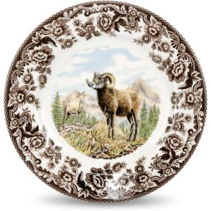 image:imageSpode 1607279 Salad Plate MulticolorBighorn Sheep