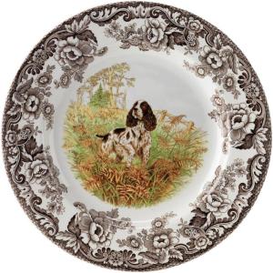 image:imageSpode 1607279 Salad Plate MulticolorEnglish Springer Spaniel