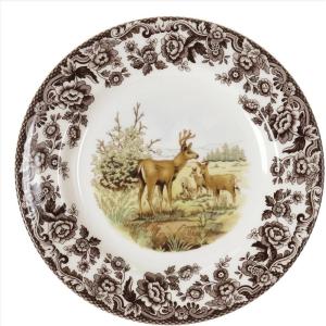 image:imageSpode 1607279 Salad Plate MulticolorMule Deer