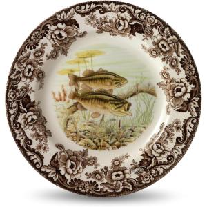 image:imageSpode 1607279 Salad Plate MulticolorSalmon