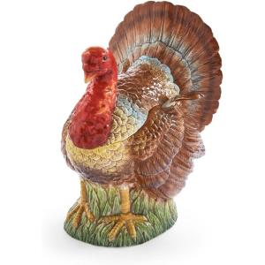 image:imageSpode 96oz TurkeyShaped Soup Tureen  Dolomite Thanksgiving Serveware  Large Table Centerpiece  Decorative Serving Bowl with Lid  Holiday Soup Bowl For Thanksgiving Dinner and Festive Meals
