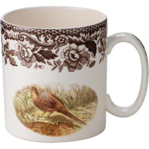 image:imageSpode Woodland 9oz Mug  Turkey Porcelain Coffee amp Tea Cup Microwave amp Dishwasher Safe Drinkware for Kitchen Dining Table Hot Beverages Everyday Entertaining amp Tabletop DisplayPheasant and Red Grouse