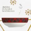 image:imageSpode Christmas Tree 10Inch Salad Bowl  Porcelain Serving Bowl for Salad Pasta Holiday Dishes  Classic Christmas Tableware with Rustic Tartan Plaid Design  Microwave Dishwasher Freezer Safe