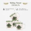 image:imageSpode Christmas Tree 16Piece Dinnerware Set Service for 4  Festive Holiday Tableware with Plates Bowls Mugs  Fine Earthenware Christmas Dinnerware  Microwave amp Dishwasher Safe