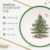 image:imageSpode Christmas Tree 16Piece Dinnerware Set Service for 4  Festive Holiday Tableware with Plates Bowls Mugs  Fine Earthenware Christmas Dinnerware  Microwave amp Dishwasher Safe