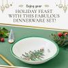 image:imageSpode Christmas Tree 16Piece Dinnerware Set Service for 4  Festive Holiday Tableware with Plates Bowls Mugs  Fine Earthenware Christmas Dinnerware  Microwave amp Dishwasher Safe