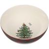 image:imageSpode Christmas Tree 10Inch Salad Bowl  Porcelain Serving Bowl for Salad Pasta Holiday Dishes  Classic Christmas Tableware with Rustic Tartan Plaid Design  Microwave Dishwasher Freezer Safe