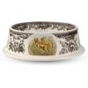 image:imageSpode Woodland Dog Bowl  Stoneware Pet Dish Featuring British Flowers Pattern amp Dog Breed Motifs  Decorative Feeding Bowl for Pets Designed in England Microwave amp Freezer Friendly