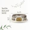 image:imageSpode Woodland Dog Bowl  Stoneware Pet Dish Featuring British Flowers Pattern amp Dog Breed Motifs  Decorative Feeding Bowl for Pets Designed in England Microwave amp Freezer Friendly