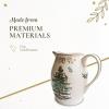 image:imageSpode Christmas Tree Gold Pitcher  17L Earthenware Jug with Handle amp Spout Holiday Serveware with 22K Gold Accents Elegant Decorative Pitcher for Christmas Dining amp Entertaining