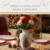 image:imageSpode Christmas Tree Gold Vase Round Bouquet Shape with 22 Karat Gold Accents  8 H x 55 L Porcelain Holiday Floral Holder for Centerpieces amp Seasonal Table Dcor  Elegant Housewarming Gift