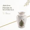 image:imageSpode Christmas Tree Gold Vase Round Bouquet Shape with 22 Karat Gold Accents  8 H x 55 L Porcelain Holiday Floral Holder for Centerpieces amp Seasonal Table Dcor  Elegant Housewarming Gift