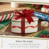 image:imageSpode Christmas Tree Ribbon Bell Shaped Box with Lid 2 H x 53 L  Festive Porcelain Dish  Decorative Holiday Storage for Candy Cookies Trinkets amp Collectibles  Holiday Kitchen Decor