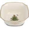 image:imageSpode Christmas Tree Gold 10 Square Bowl 100 fl oz  Decorative Holiday Serveware with 22K Gold Accents Elegant Stoneware for Christmas Table Serving Salads amp Vegetables  Dishwasher Safe