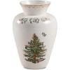 image:imageSpode Christmas Tree Gold Vase Round Bouquet Shape with 22 Karat Gold Accents  8 H x 55 L Porcelain Holiday Floral Holder for Centerpieces amp Seasonal Table Dcor  Elegant Housewarming Gift
