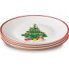 image:imageSpode Kit Kemp Doodles Christmas Cake Plates Set of 4  Whimsical Festive Illustrations with Cheeky Taglines Decorative Holiday Dessert amp Party Plates Fine China 6 Seasonal Tableware
