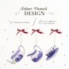image:imageSpode Blue Italian 3Piece Tea Set Ornaments  Mini Teapot Creamer Cup with Saucer  MultiPurpose Use as Napkin Ring Hanging Ornament Home Decor  Classic Italian Countryside Ceramic Ornaments