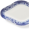 image:imageSpode Blue Italian Brocato Diamond Dish  85Inch Porcelain Serving Piece Decorative Table Dish for Salads Appetizers Pasta Desserts  Housewarming Gift