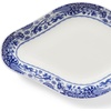 image:imageSpode Blue Italian Brocato Diamond Dish  85Inch Porcelain Serving Piece Decorative Table Dish for Salads Appetizers Pasta Desserts  Housewarming Gift