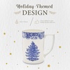 image:imageSpode Blue Italian Christmas Mug 12oz  Elegant Holiday Drinkware with Iconic Christmas Tree Motif Dishwasher amp Microwave Safe Festive Mug for Hot Cocoa Tea Coffee Lovers  Ideal for Bar Cart12oz Mug