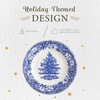image:imageSpode Blue Italian Christmas Mug 12oz  Elegant Holiday Drinkware with Iconic Christmas Tree Motif Dishwasher amp Microwave Safe Festive Mug for Hot Cocoa Tea Coffee Lovers  Ideal for Bar Cart8 Plate